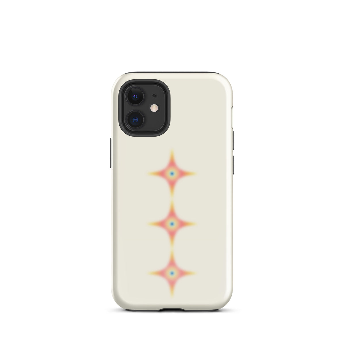 Triple Cosmic Starburst - Beige Tough Case for iPhone®