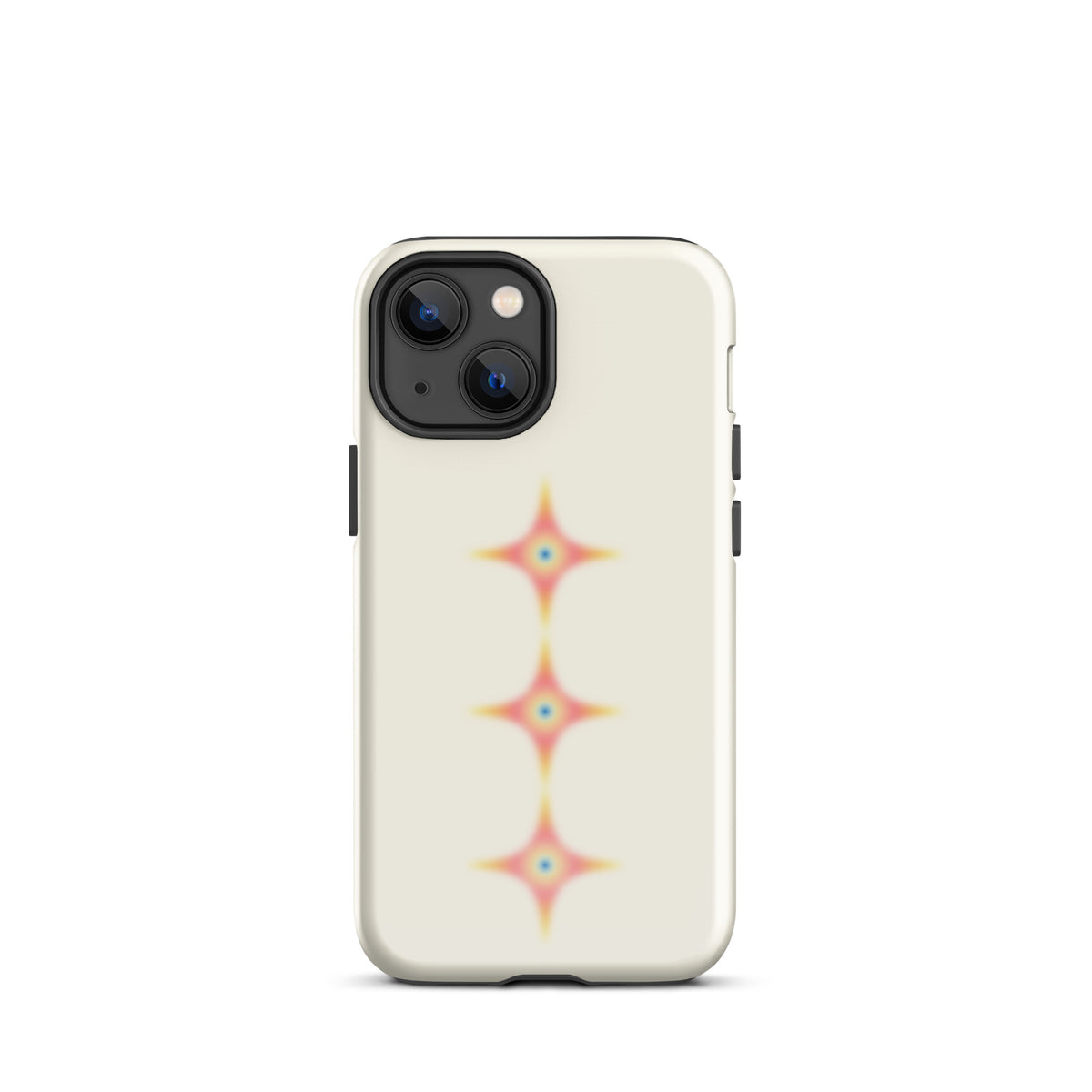 Triple Cosmic Starburst - Beige Tough Case for iPhone®