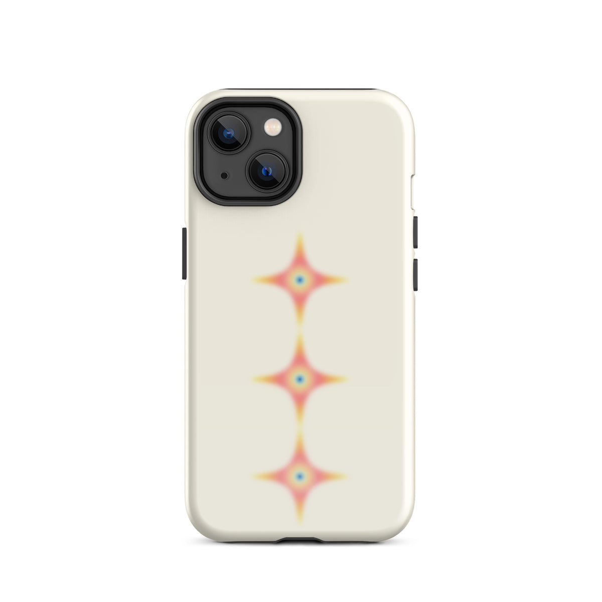 Triple Cosmic Starburst - Beige Tough Case for iPhone®