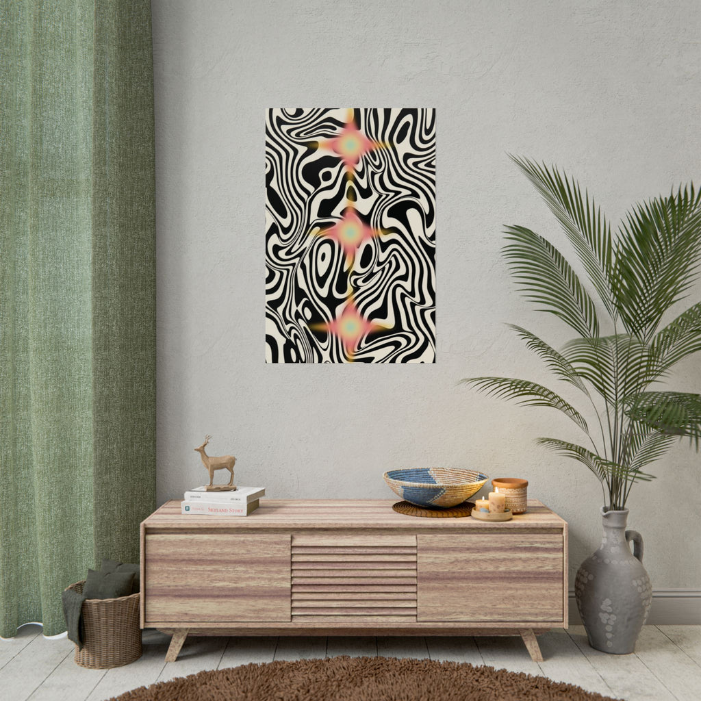 Psychedelic Poster - Cosmic Starburst