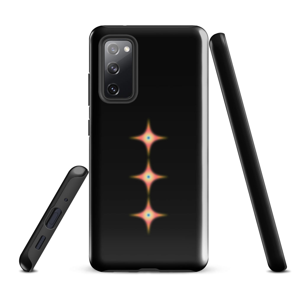Triple Cosmic Starburst - Black Tough case for Samsung®