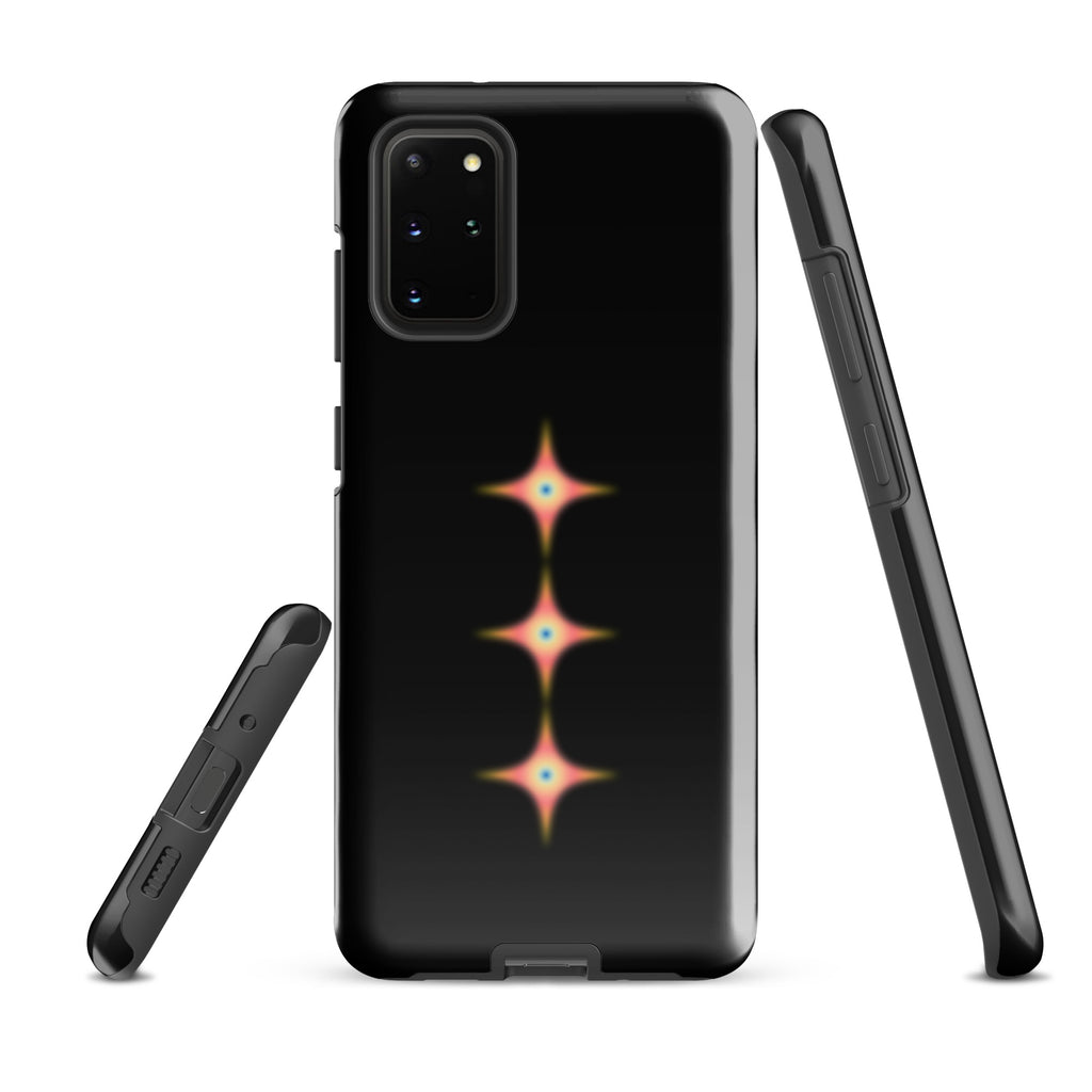 Triple Cosmic Starburst - Black Tough case for Samsung®